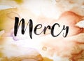 Mercy Concept Watercolor Theme Royalty Free Stock Photo