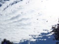 Broken clouds under blue sky, La CoruÃÂ±a, Spain, Europe