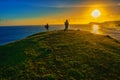 Merese Hill sunset view point in lombok Royalty Free Stock Photo