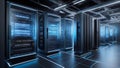 QuantumQuotient\'s Data Nexus: Merging Tomorrow\'s Realms. AI generate