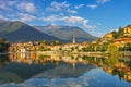 Mergozzo on lake Lago Maggiore