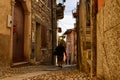 Mergozzo, Piedmont, Italy. March 2019, old town