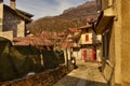 Mergozzo, Piedmont, Italy. March 2019, old town