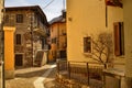 Mergozzo, Piedmont, Italy. March 2019, old town