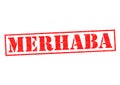 MERHABA Royalty Free Stock Photo