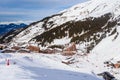 Meribel Ski Resort, Village of Meribel-Mottaret (1750 m) Royalty Free Stock Photo