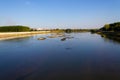 Meric River panoramic view. Edirne Turkey