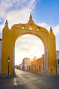 Merida Arco del Puente Arch in Yucatan Royalty Free Stock Photo