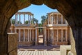 Merida in Badajoz Roman amphitheater Spain Royalty Free Stock Photo