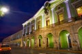 Merida city colorful facades Yucatan Mexico Royalty Free Stock Photo