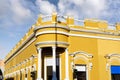 Merida city colorful facades Yucatan Mexico Royalty Free Stock Photo
