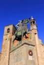 Trujillo, Extremadura, Spain. Equestrian statue of Fransisco Pisarro