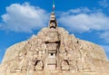 Merida, an iconic Homeland Monument Monumento a la Patria sculptured by Romulo Rozo, located at the runabout of Paseo de