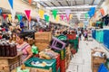MERIDA, MEXICO - FEB 27, 2016: Interior of Mercado Municipal Lucas de Galvez market in Merida, Mexi