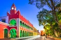 Merida, Plaza Grande - Yucatan Peninsula of Mexico Royalty Free Stock Photo