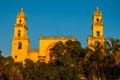 Merida San Ildefonso cathedral of Yucatan in Mexico Royalty Free Stock Photo