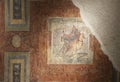 Quadriga Charioteer scene at Ancient Roman Fresco Paintings