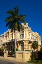 Merida yellow facade Paseo Montejo Yucatan