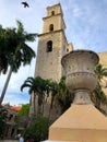 Merida, Yucatan / Mexico - October 17, 2019: San Ildefonso cathedral, located on MeridaÃÂ´s downtown