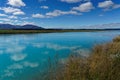 Meridian Energy Hydroelectric canal, Twizel, south island, Aotearoa / New Zealand Royalty Free Stock Photo