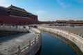 Meridian gate of Forbidden City under repair