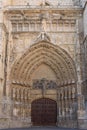 Meridional door of Catheral of Palencia, Castilla y Leon, Spain