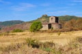 Merifons, Eglise Saint-Pierre-es-Liens and Chateau de Malavieille in France Royalty Free Stock Photo