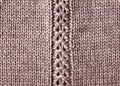 Merino wool knitted fabric texture Royalty Free Stock Photo