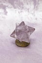 Merkaba amethyst crystal, sacred geometry