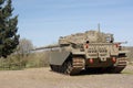 Merkava tank at the Golan Heights