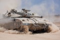 Merkava Tank of the Israeli Defence Force Royalty Free Stock Photo