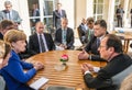 Merkel, Putin, Poroshenko and Hollande