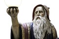 Merlin statue spell medieval druid Royalty Free Stock Photo