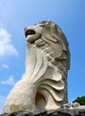 Merlion, Sentosa Island Royalty Free Stock Photo