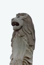 The Merlion statue