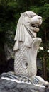Merlion statue lion mermaid singapore
