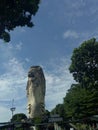 Merlion statue in Sentosa Island, Singapore Royalty Free Stock Photo