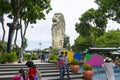 Merlion statue at Sentosa Merlion park in Sentosa island Royalty Free Stock Photo