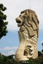 Merlion Statue at Sentosa Singapore Royalty Free Stock Photo