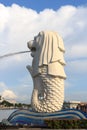 Merlion statue in Singapore Royalty Free Stock Photo