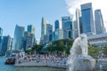 Merlion statue in Singapore