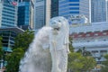 Merlion statue in Singapore