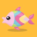 mermaid cat fish pink 09