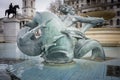 Mermaid and Dolphin Statue, Trafalgar Square, London