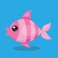 mermaid fish pink 11