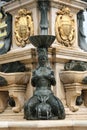 Mermaid on a Neptune fountain in Batumi, Georgia