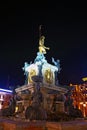 Mermaid on a Neptune fountain in Batumi, Georgia