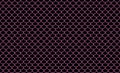 Mermaid pattern, fish scale pattern art line pink on black background, mermaid tail pattern line art for decoration