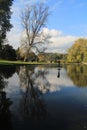 The Mermaid Pond, Forde Abbey Garden, Somerset, UK Royalty Free Stock Photo