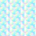 Mermaid scale seamless pattern. Iridescent mermaid background. Fish scale pattern. Royalty Free Stock Photo
